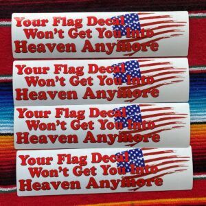 Flag Decal Bumper Sticker
